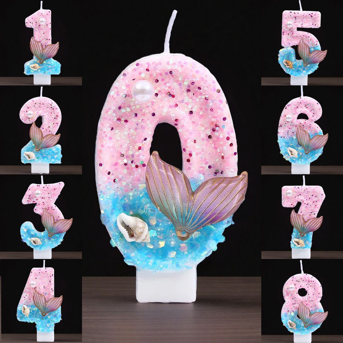 Candle Supply - Gradient Blue Shell Pearl Creative Digital