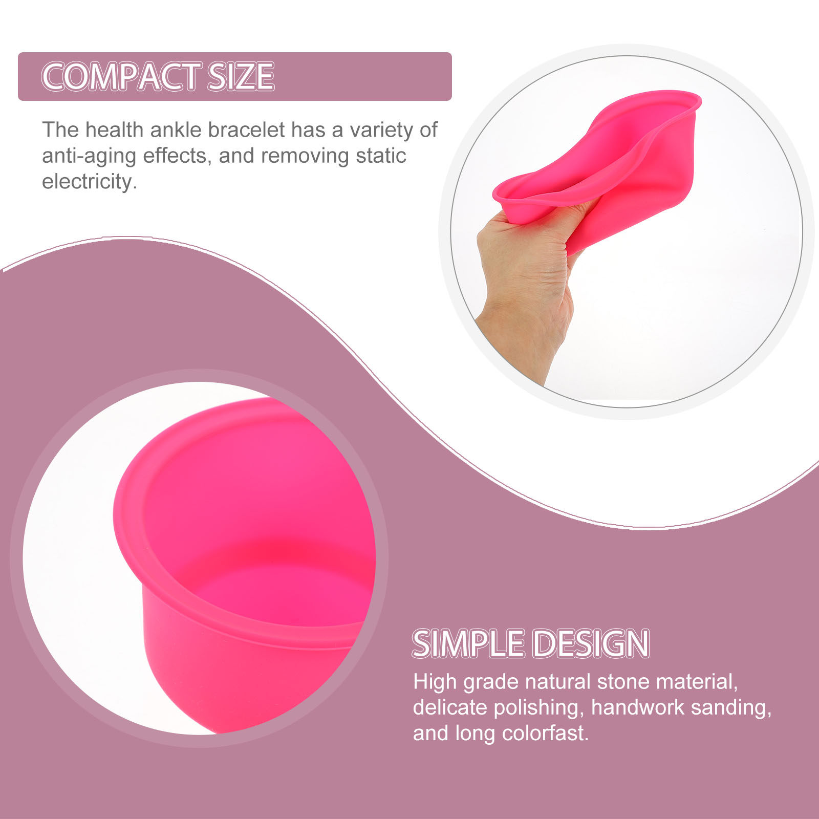 Wax Melting Pot - Pink Silicone Wax Melting Pot Heat