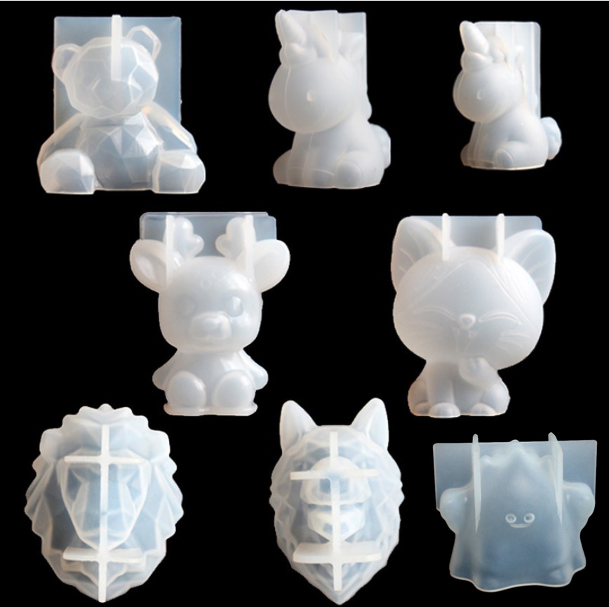 Candle Supply - Transparent Unicorn Silicone Epoxy Resin Molds