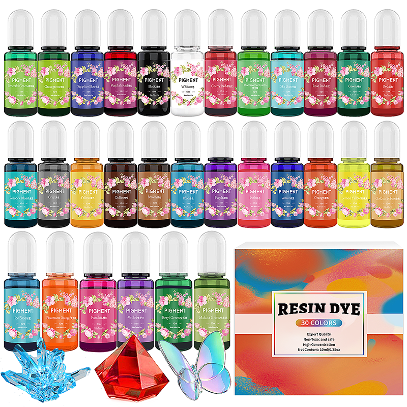 Candle Supplies Kit - DIY Epoxy Resin Pigment Kit Candle