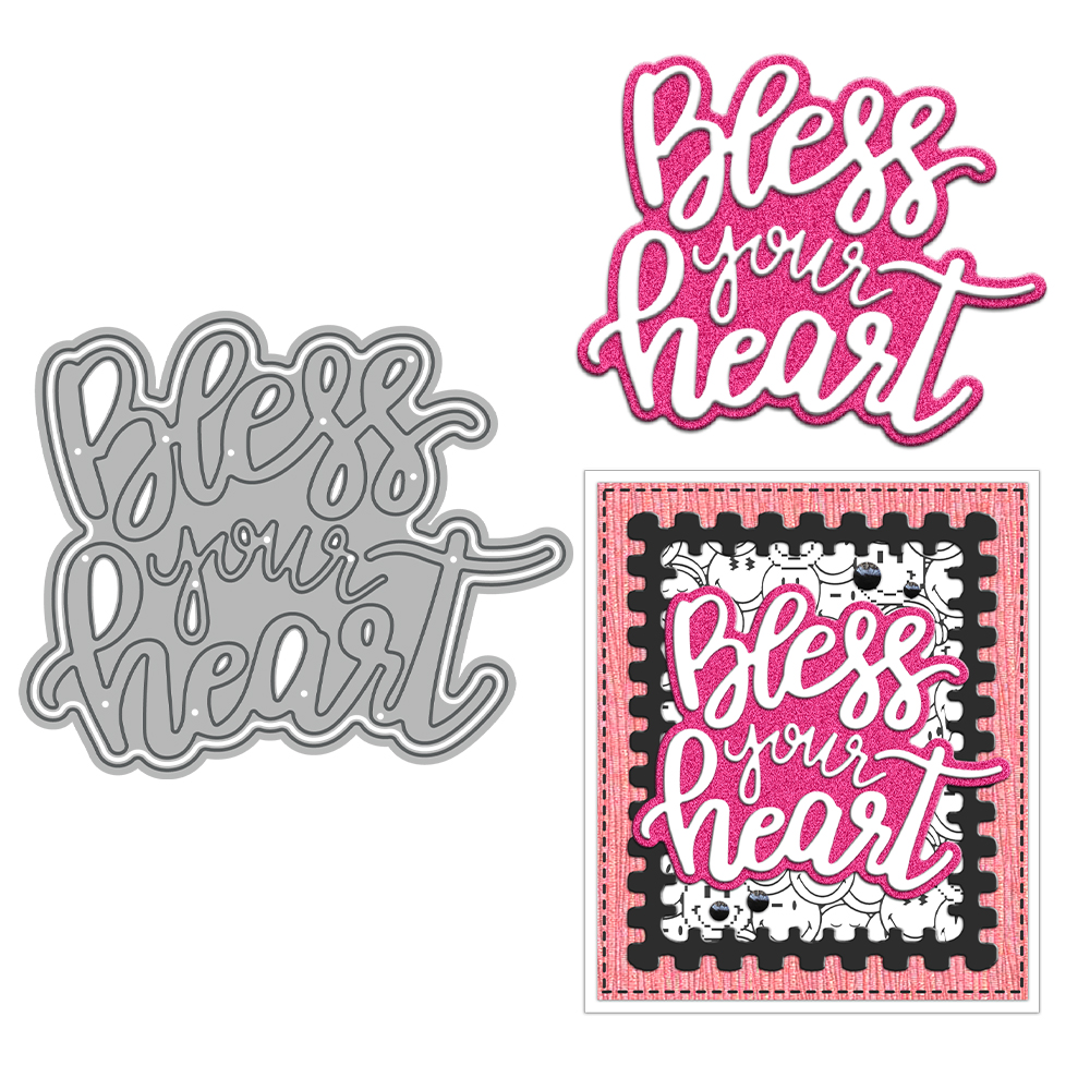 Your Candle Supplies - MangoCraft Bless Your Heart Shaker Cutting