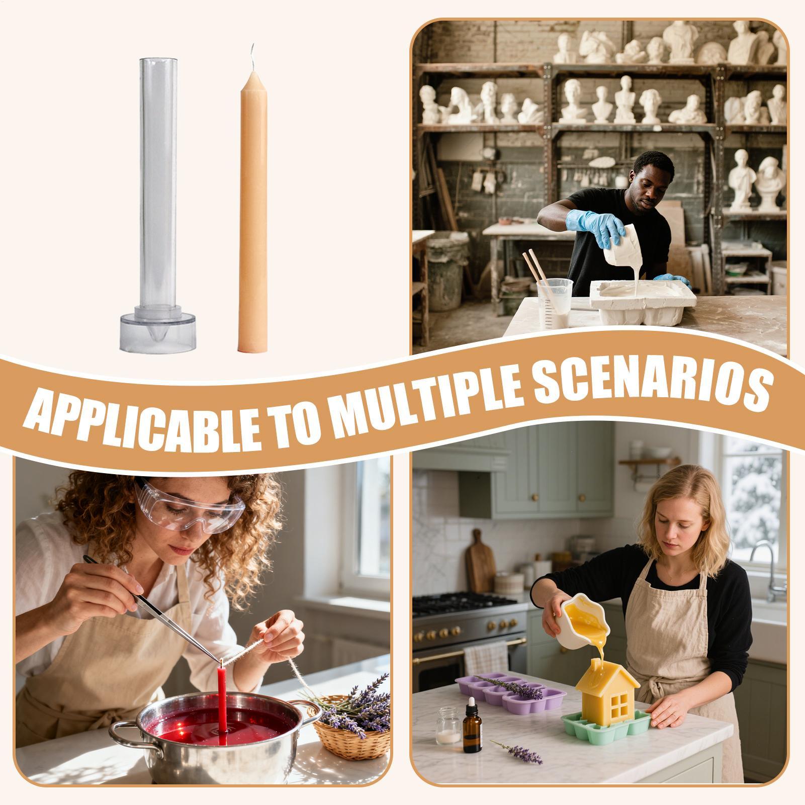 Candle Supplies Beeswax - Candle Mold Taper Beeswax Candle Making