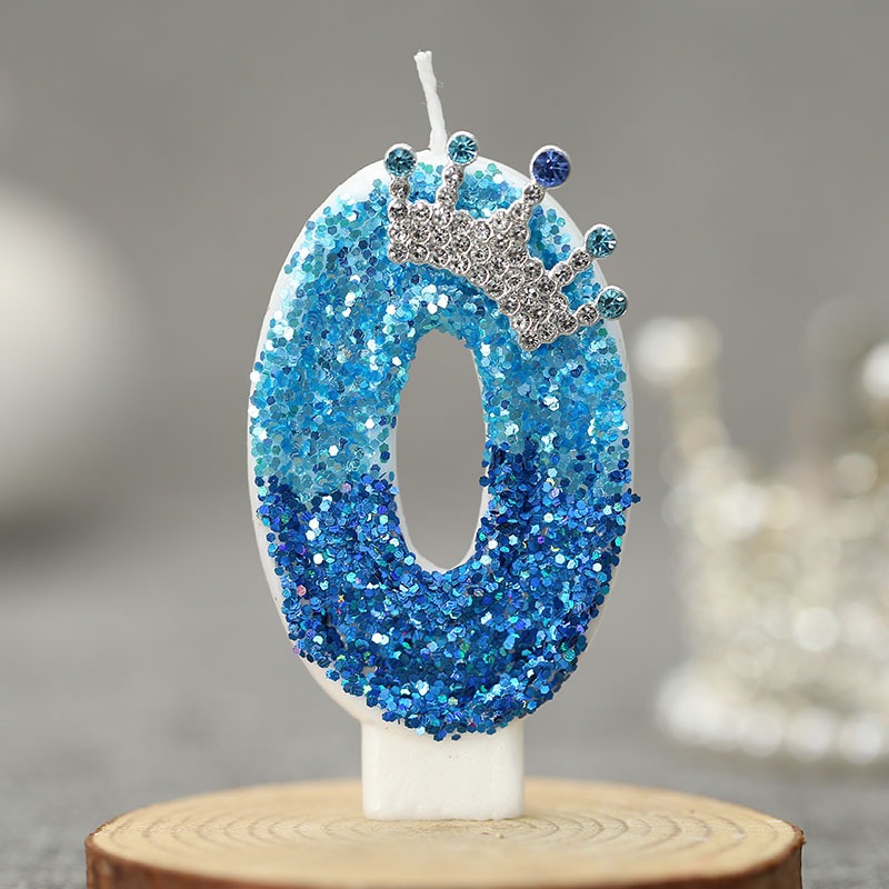 Creative Peacock Blue Crown Di - Candle Supply review and price