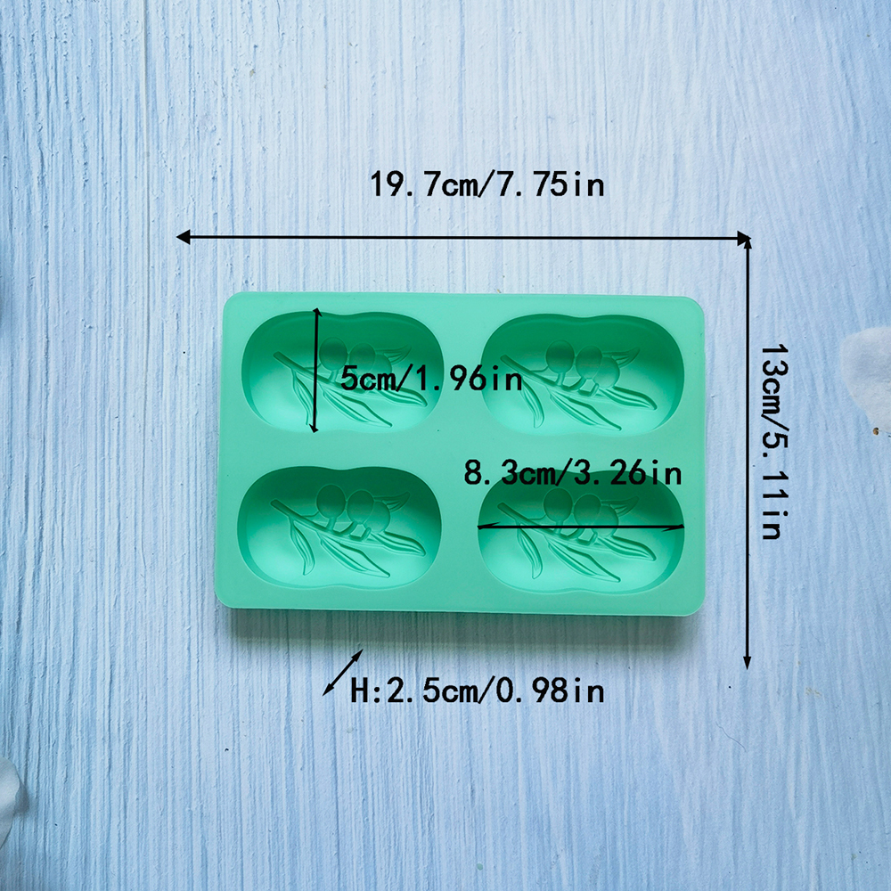 4 Cavities Oval Olive Tree Sil - Candle Supplies Kit review and price