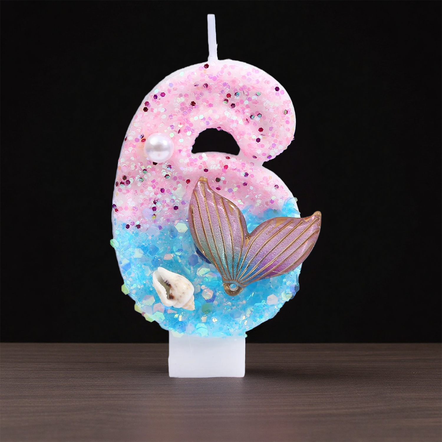 Gradient Blue Shell Pearl Crea - Candle Supply review and price