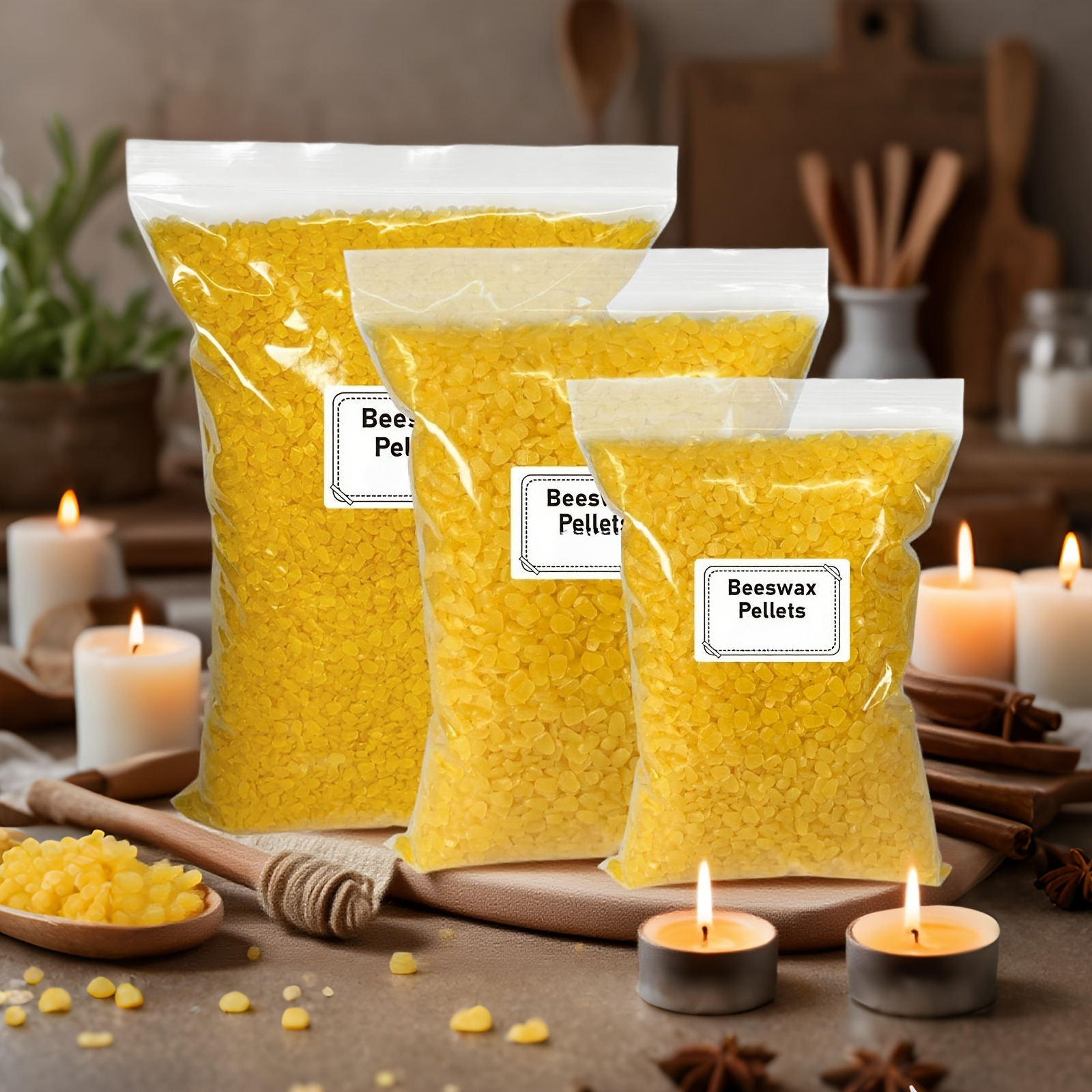 1000g/500g/200g beeswax for ha - Candle Supplies Bulk review and price