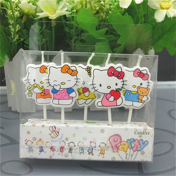 5pcs/Set Kawaii HelloKitty Han - Candle Supplies Kit review and price