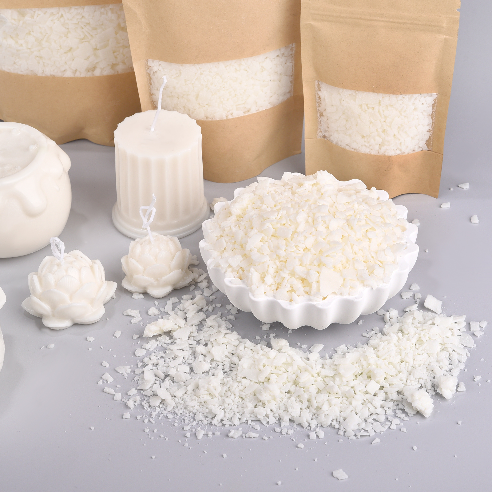 50g-1kg Natural Soybean Wax Fl - Candle Supplies Bulk review and price