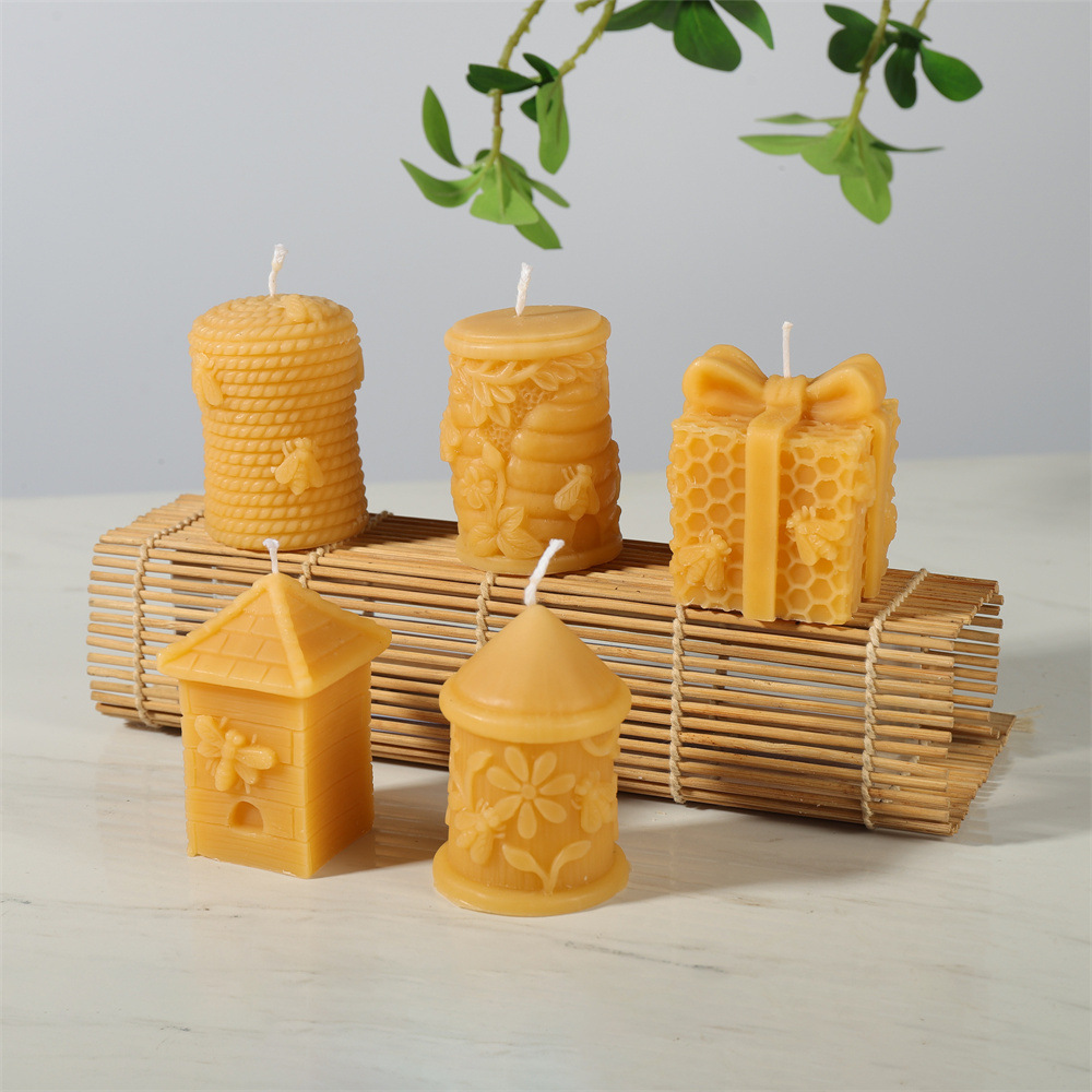 Honeycomb Bow Gift Box Silicon - Candle Supplies Beeswax review and price