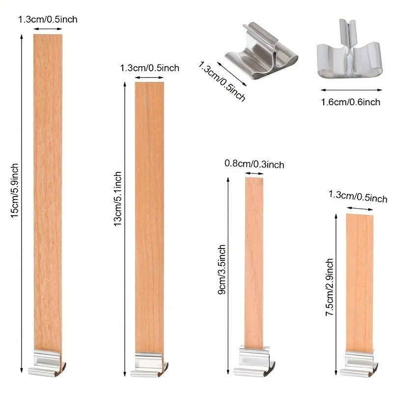 30pcs High Quality Wooden Cand - Candle Supplies Beeswax review and price