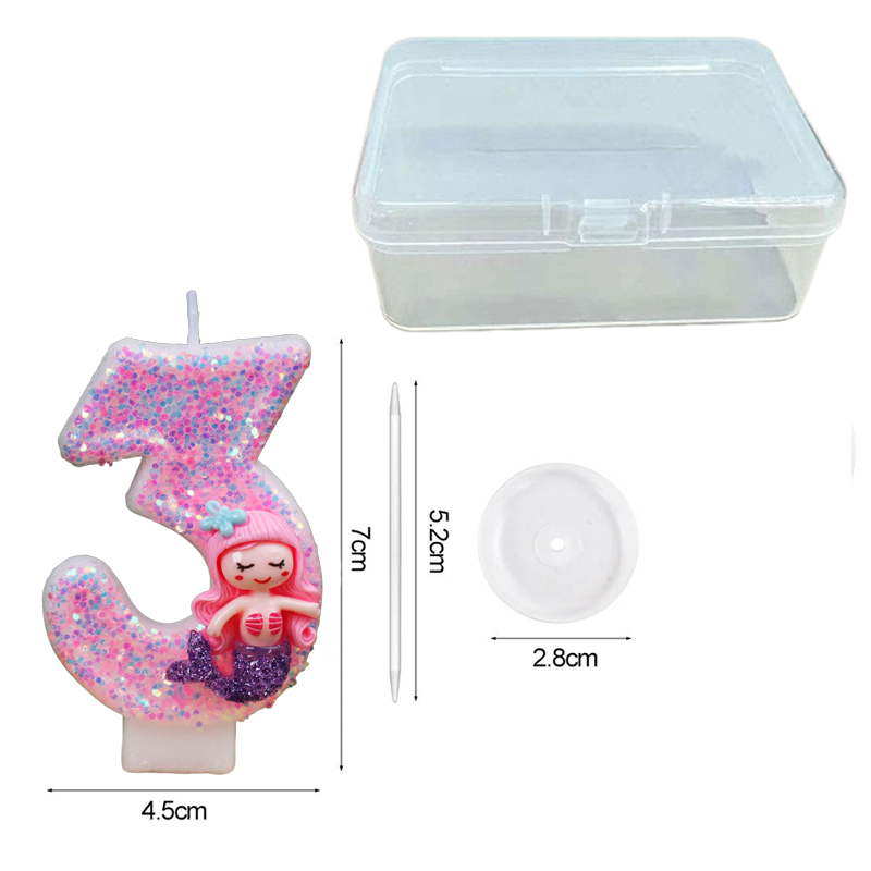 Creative Pink Mermaid 0-9 Digi - Candle Supply review and price