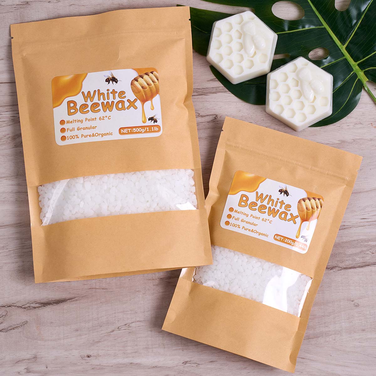 1000g White Beeswax DIY Candle - Candle Supplies Bulk review and price