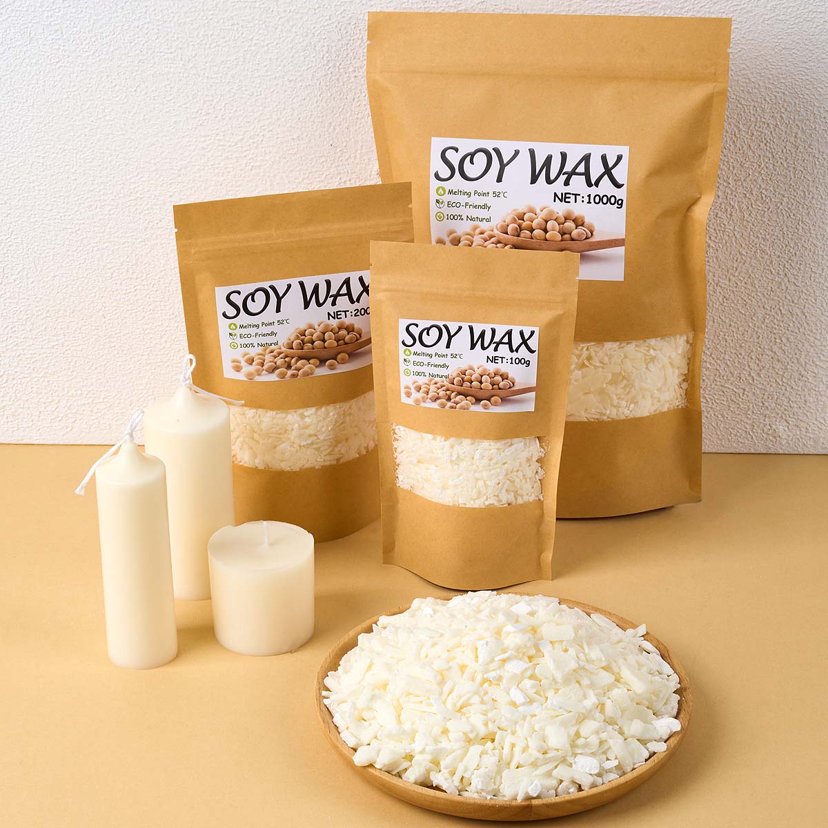 1 Pounds Pure White Soy Wax Fo - Candle Supplies Kit review and price