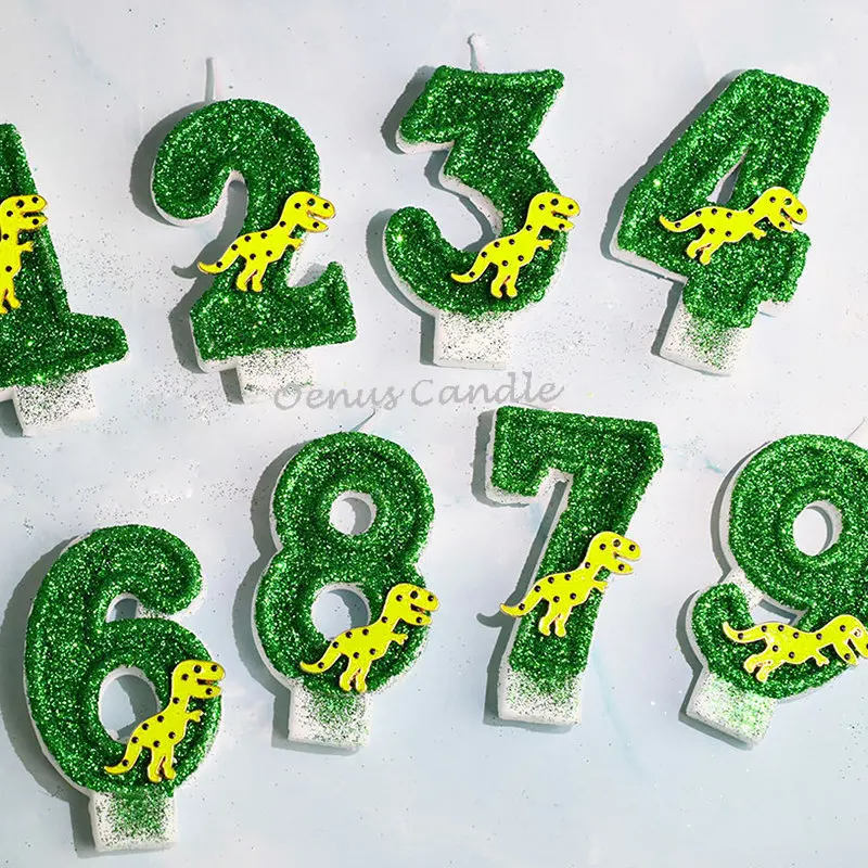 Dinosaur Birthday Candles Numb - Candle Supplies Beeswax review and price