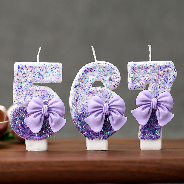 Creative Glitter Gradual Purpl - Candle Supply review and price