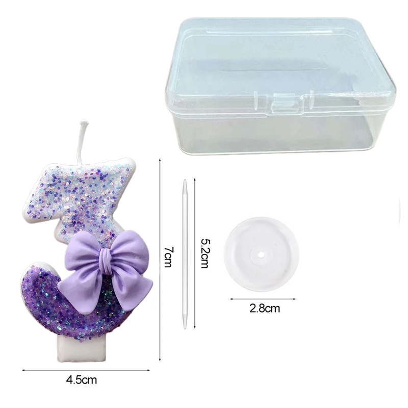 Creative Glitter Gradual Purpl - Candle Supply review and price