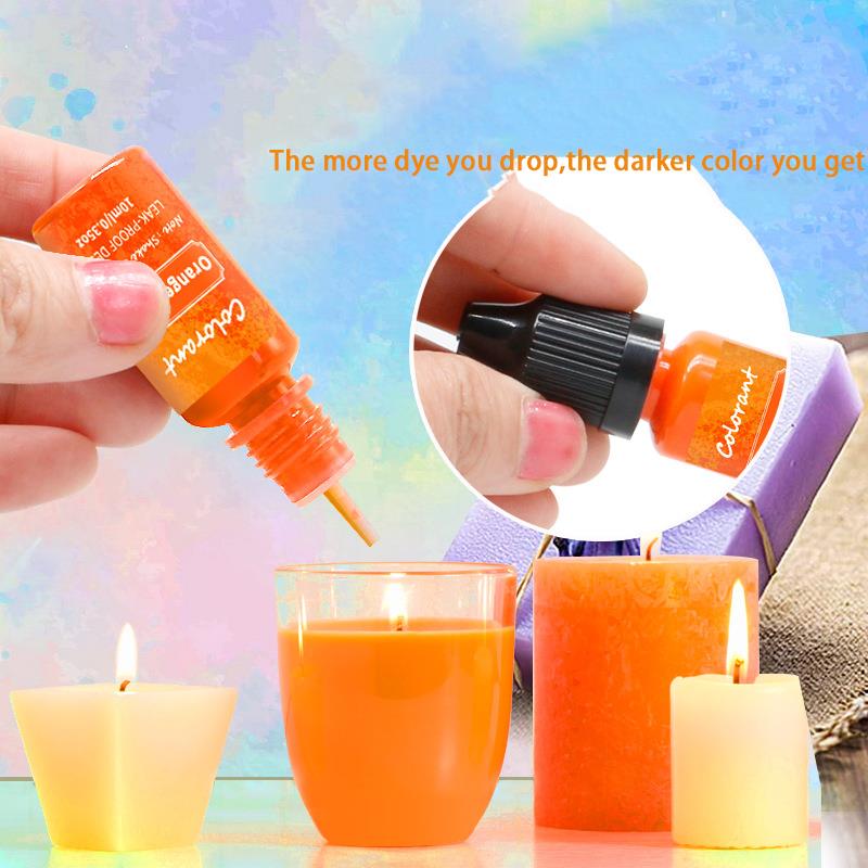 20 Colors 10ml Candle Wax Pigm - Candle Supplies Beeswax review and price