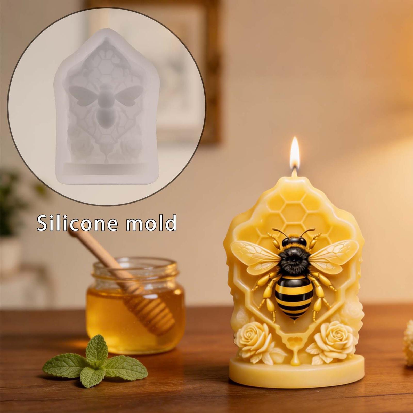 Honey Comb Silicone Mold 3D Ho - Candle Supplies Beeswax review and price