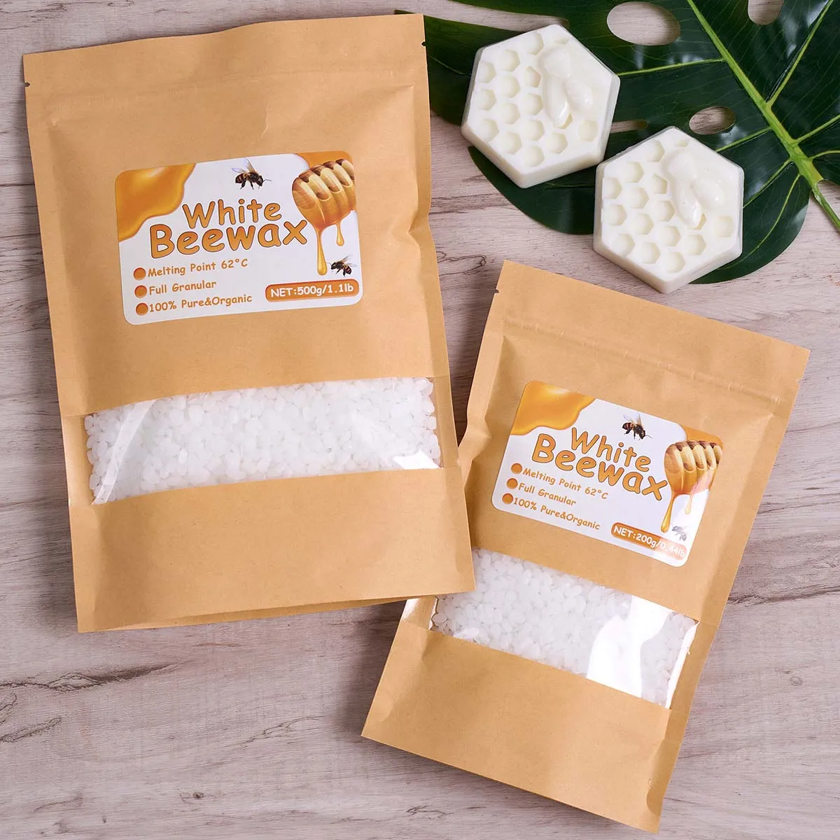 500g White Beeswax DIY Candle  - Candle Supplies Beeswax review and price