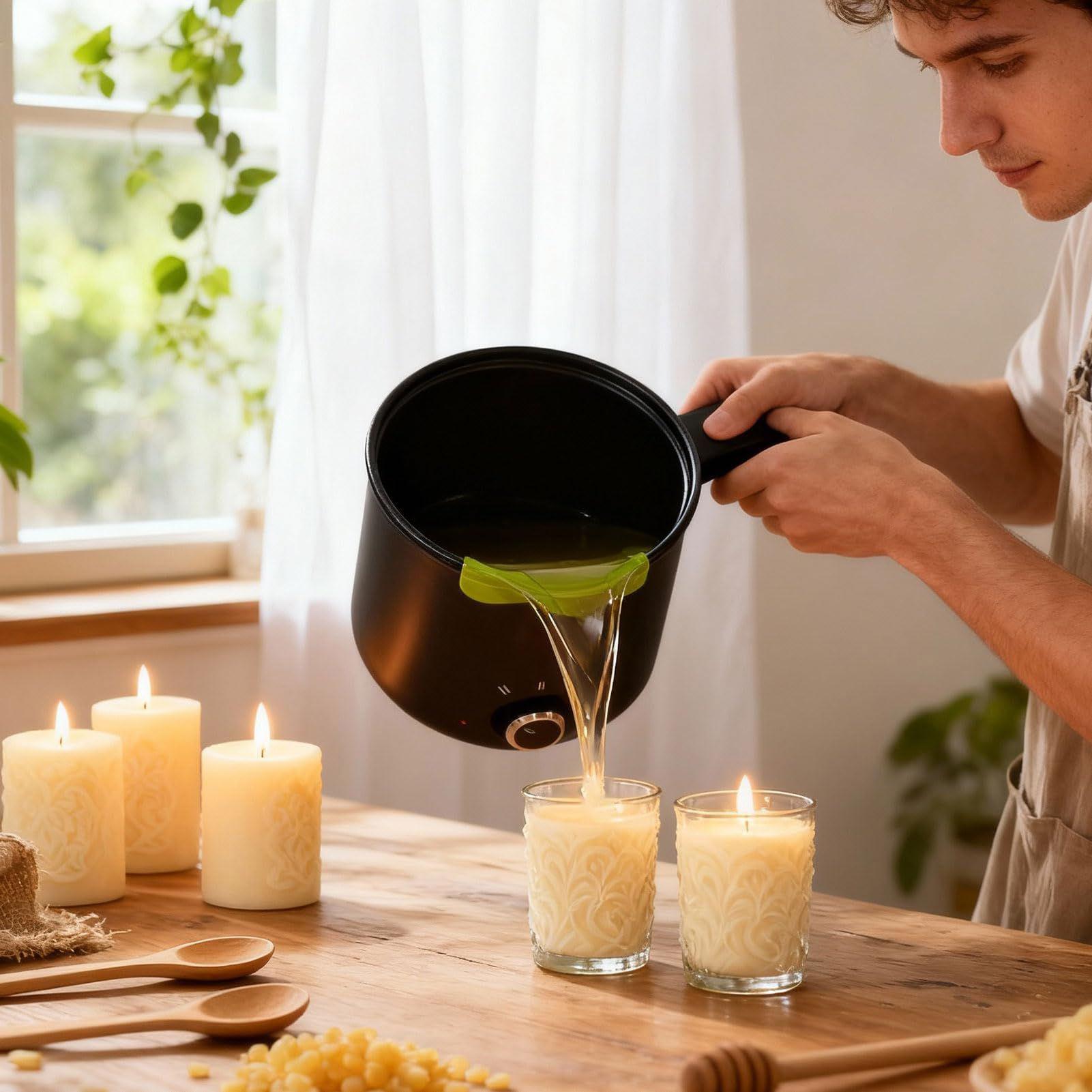Candle Wax Melting Pot 1.5L La - Candle Supplies Kit review and price
