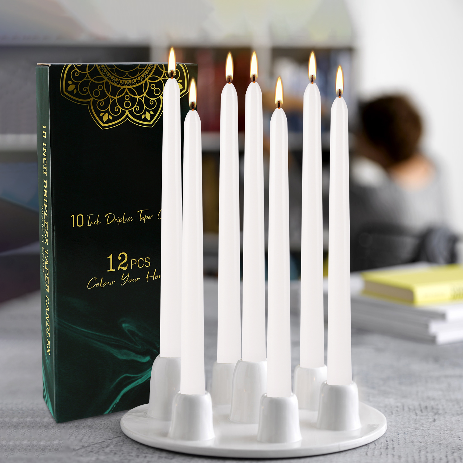 12-Pack of 10inch White Stick  - Candle Supplies Bulk review and price