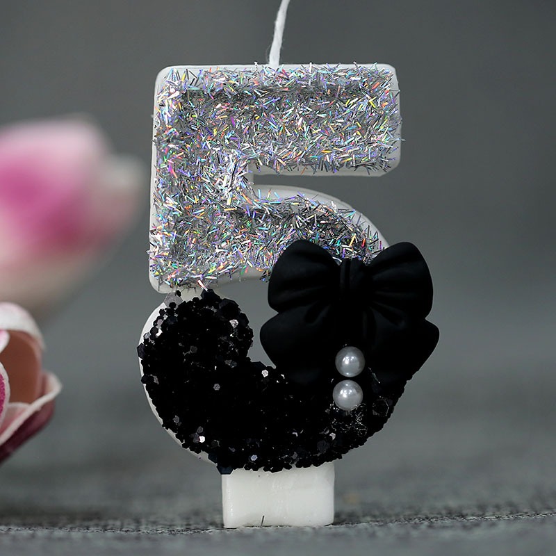 Midnight Bow & Pearl 0-9 Numbe - Candle Supply review and price