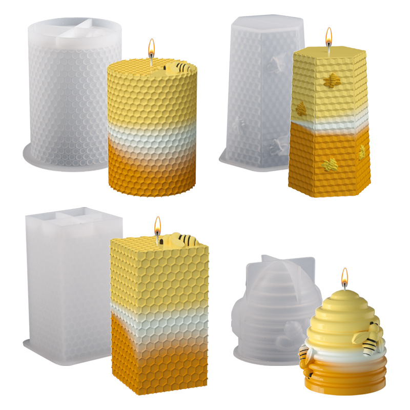 Candle Silicone Mold 3D Bee Ho - Candle Supplies Beeswax review and price