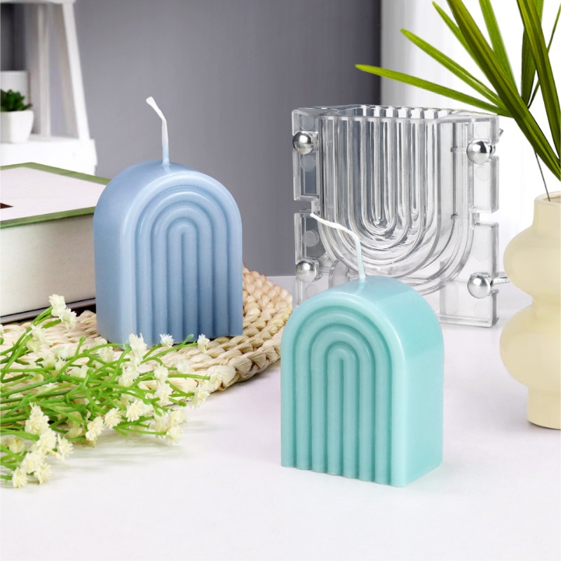 DIY Striped arch Candle mold D - Candle Supplies Kit review and price