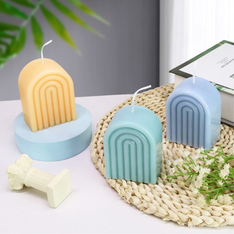 DIY Striped arch Candle mold D - Candle Supplies Kit review and price