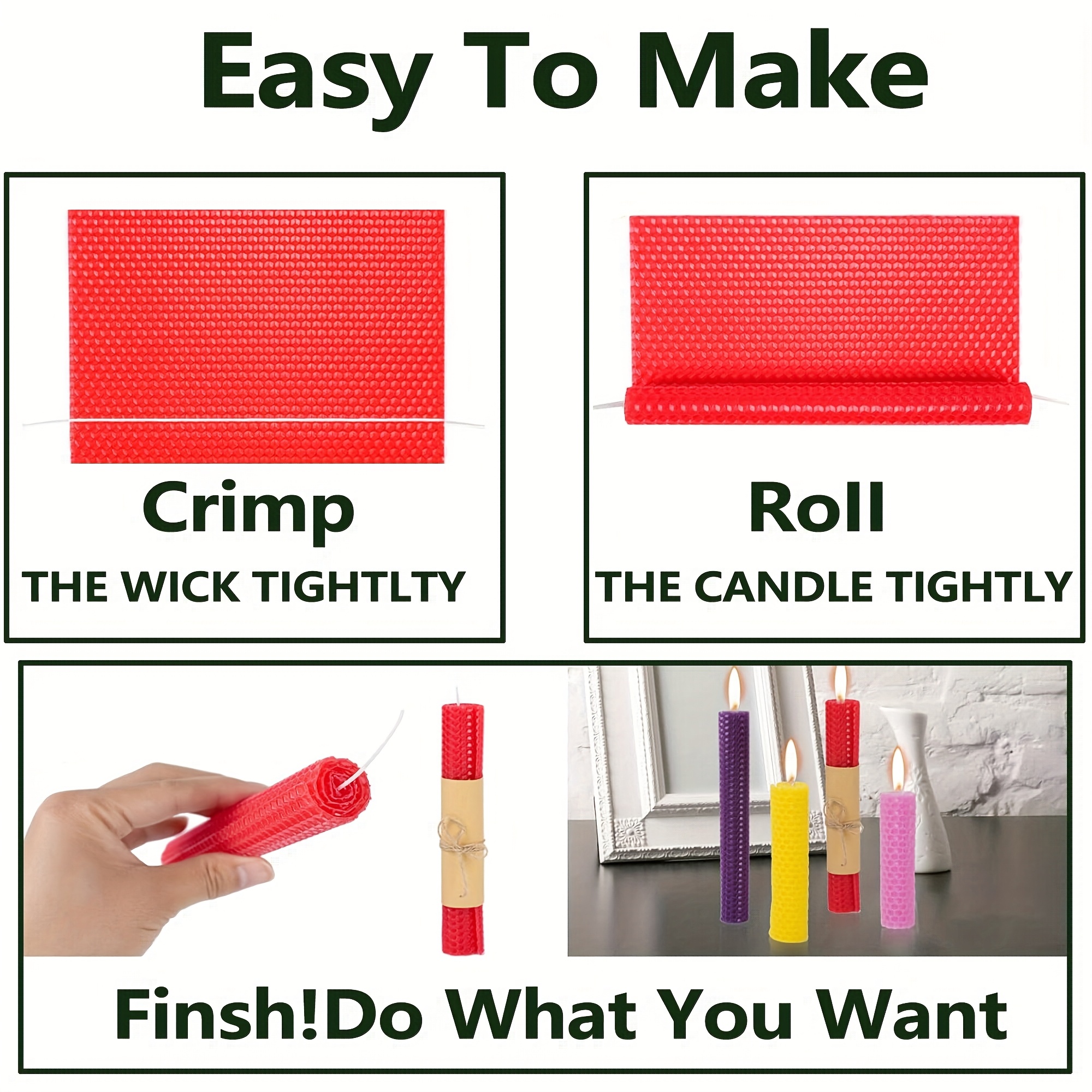 1 Set Beeswax Candle Making Ki - Candle Supplies Kit review and price