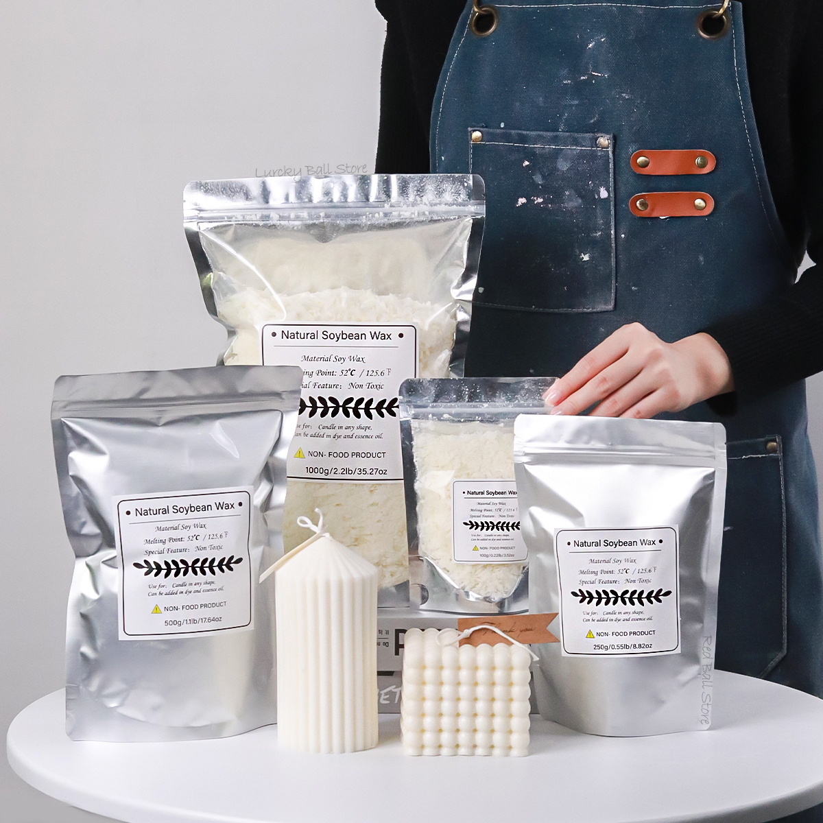 500g/1kg Pure Soy Wax Paraffin - Candle Supplies Bulk review and price