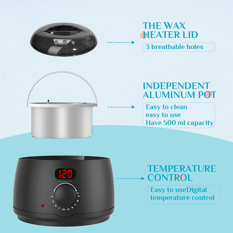 2026 New 500ml Wax Heater Mach - Wax Melting Pot review and price