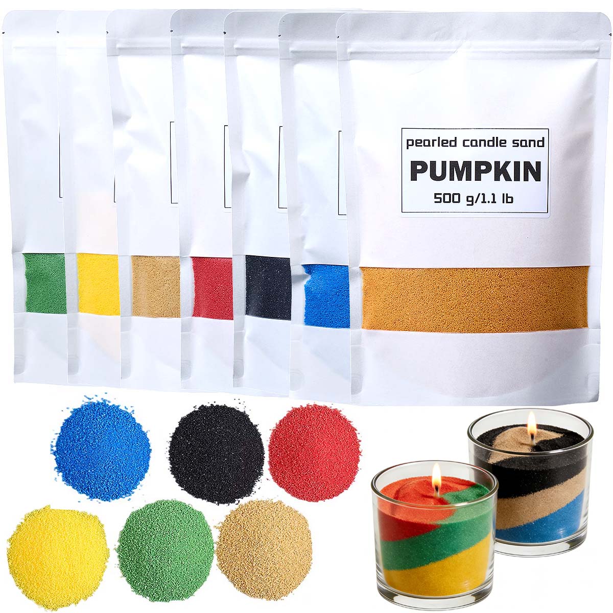 500g Colorful Granular Pearl W - Candle Supplies Bulk review and price