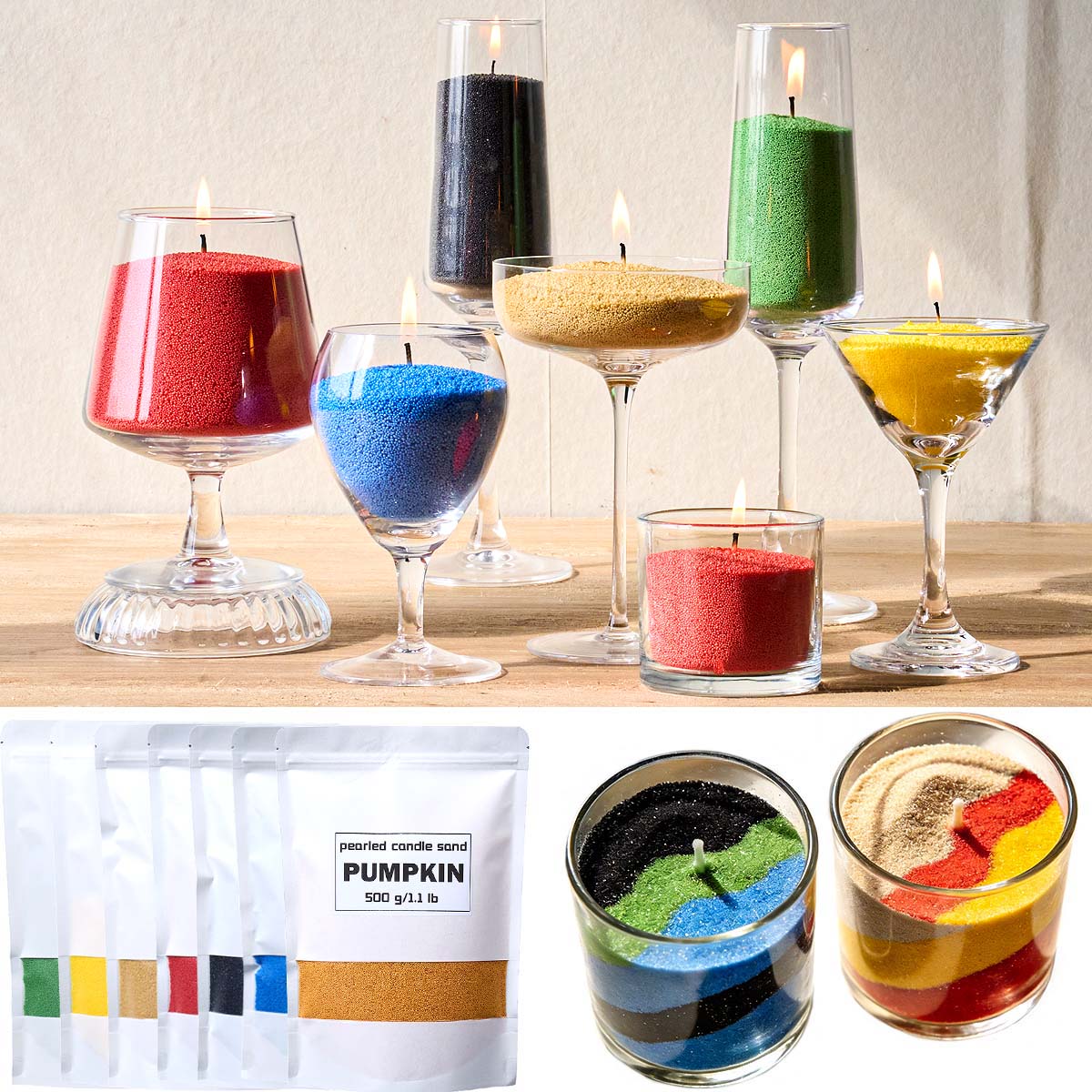 500g Colorful Granular Pearl W - Candle Supplies Bulk review and price