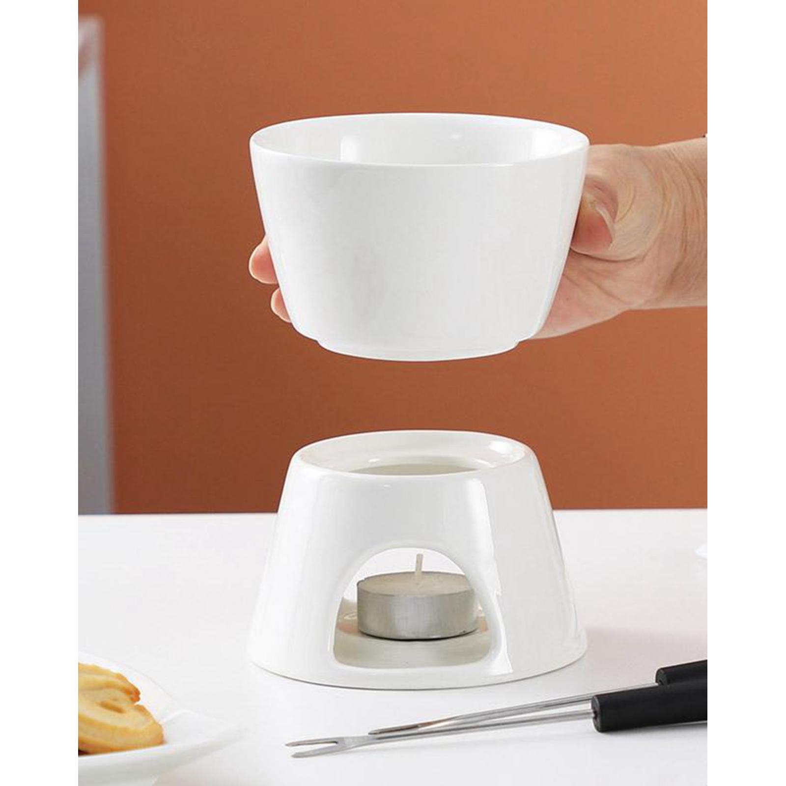Ceramic Chocolate Cheese Fondu - Wax Melting Pot review and price